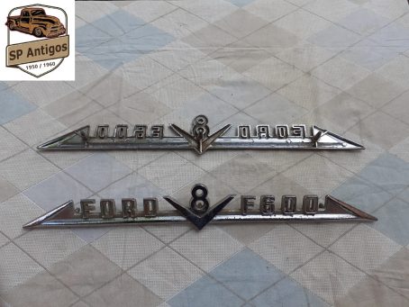 Emblema Lateral Ford F-350 V8